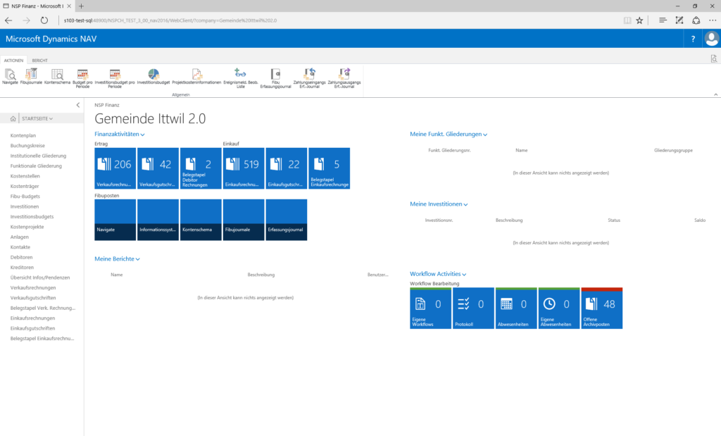 newsystem Rollencenter WebClient